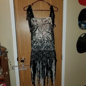 Black and white dress